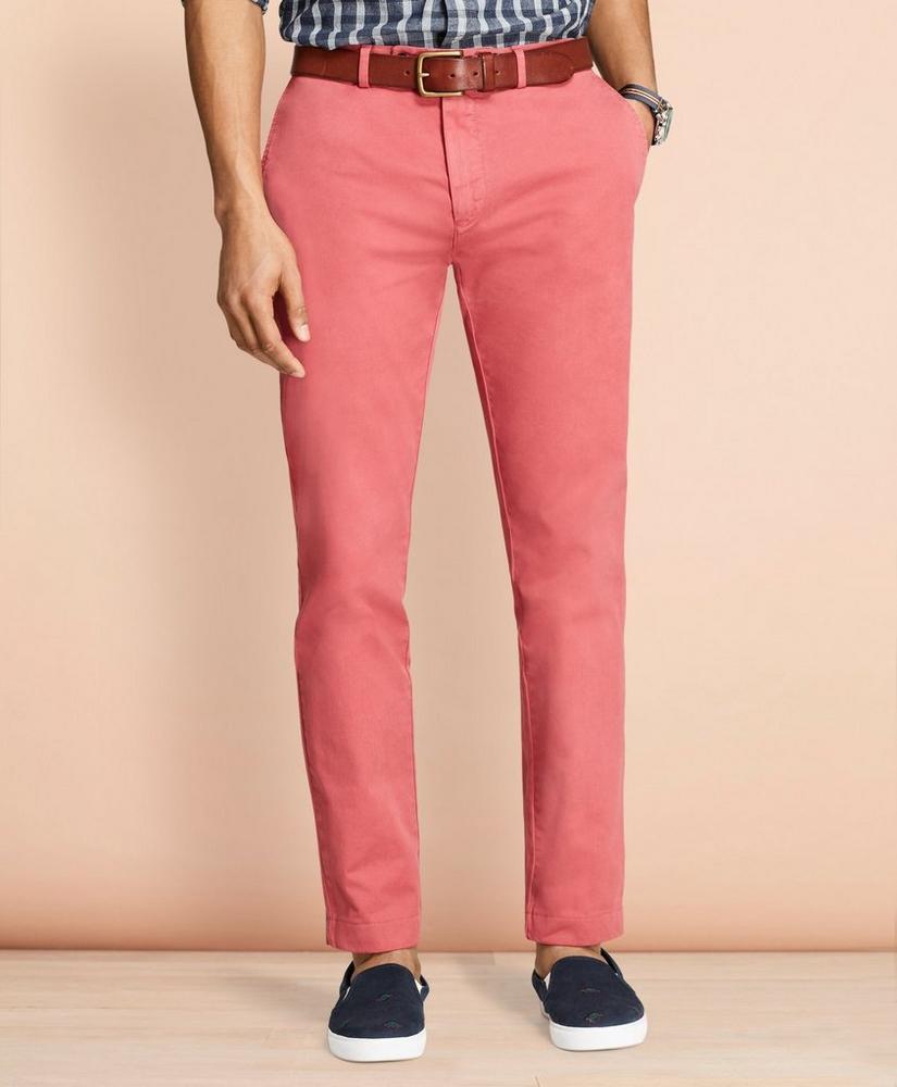 Slim-Fit Garment-Dyed Stretch Chinos商品第3张图片规格展示