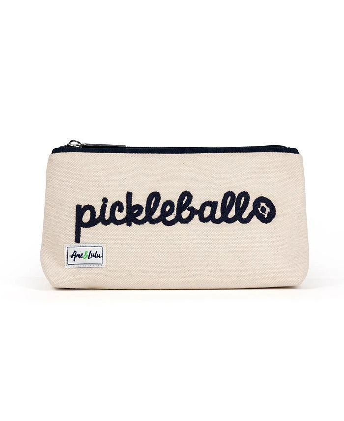 商品Ame & Lulu|Pickleball Stitched Brush it Off Cosmetic Case,价格¥240,第1张图片