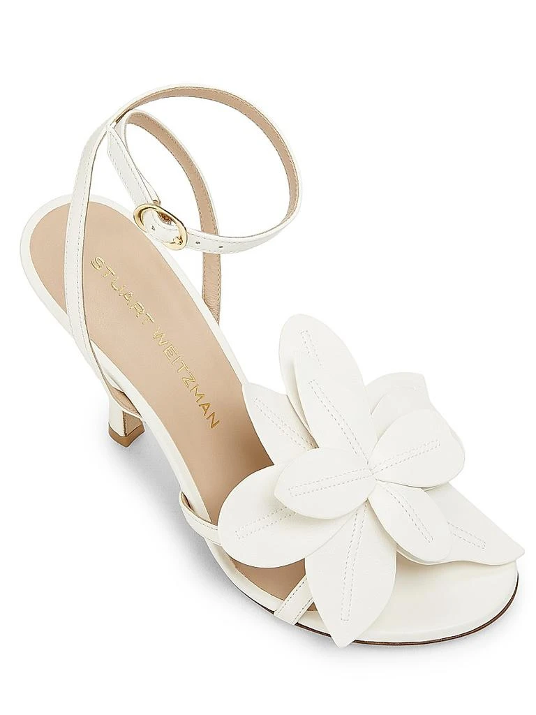 商品Stuart Weitzman|Paradise 100MM Nappa Leather Sandals,价格¥2333,第4张图片详细描述