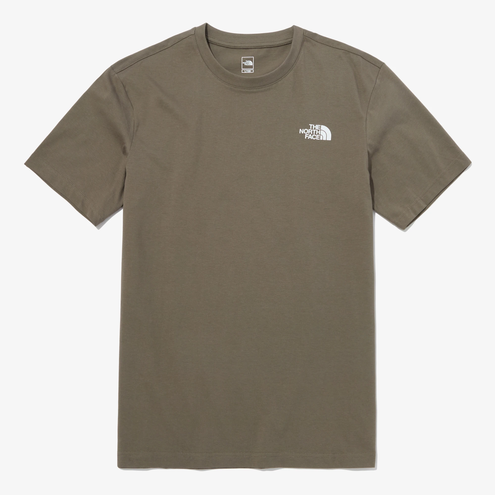 商品The North Face|【Brilliant|北面特惠】北面棉质基本款短袖 T 恤 COTTON BASIC S/S R/TEE BROWN NT7UP47E,价格¥302,第1张图片