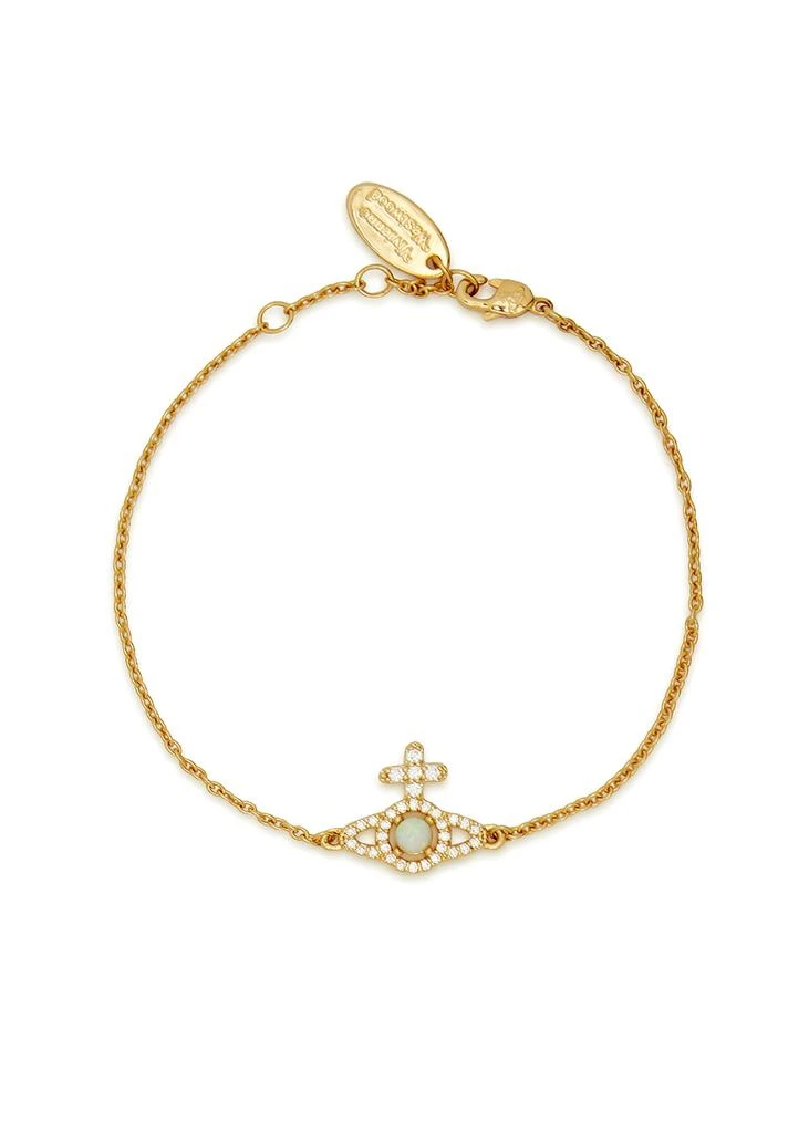 商品Vivienne Westwood|Olympia gold-tone orb bracelet,价格¥794,第1张图片