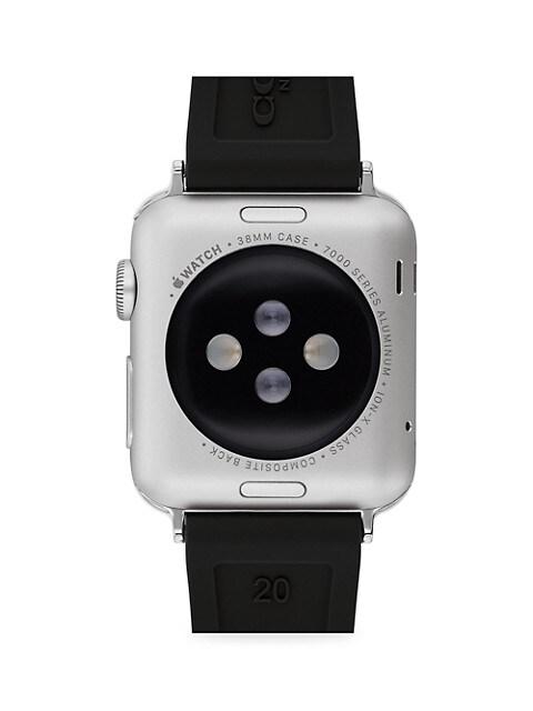 Apple® Watch Signature Black Silicone Strap商品第4张图片规格展示