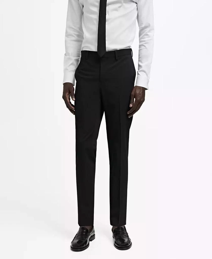 商品Mango|Men's Stretch Fabric Super Slim-Fit Suit Pants,价格¥674,第1张图片