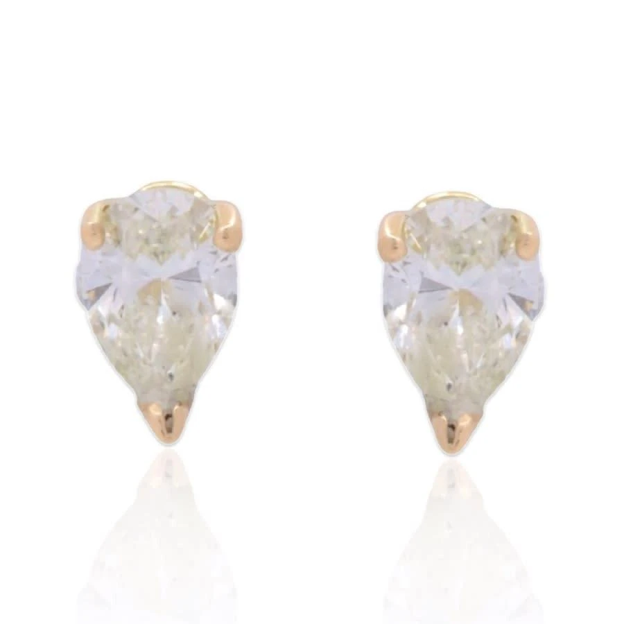 商品Tresorra|18K Yellow Gold Diamond Stud Earrings,价格¥10125,第1张图片