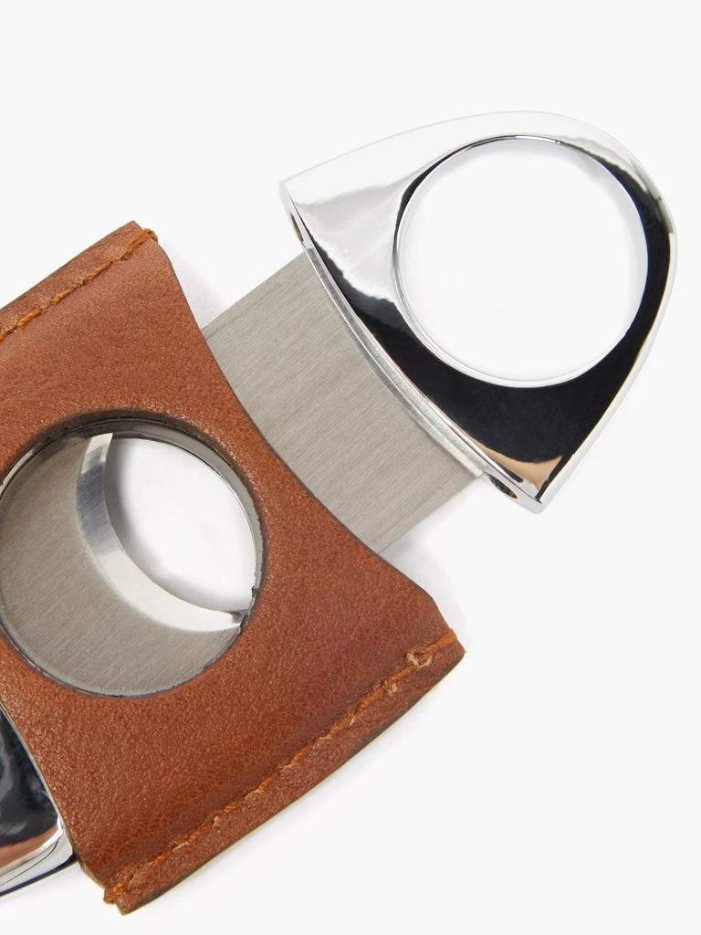 商品Brunello Cucinelli|Leather and stainless steel cigar cutter,价格¥2494,第2张图片详细描述