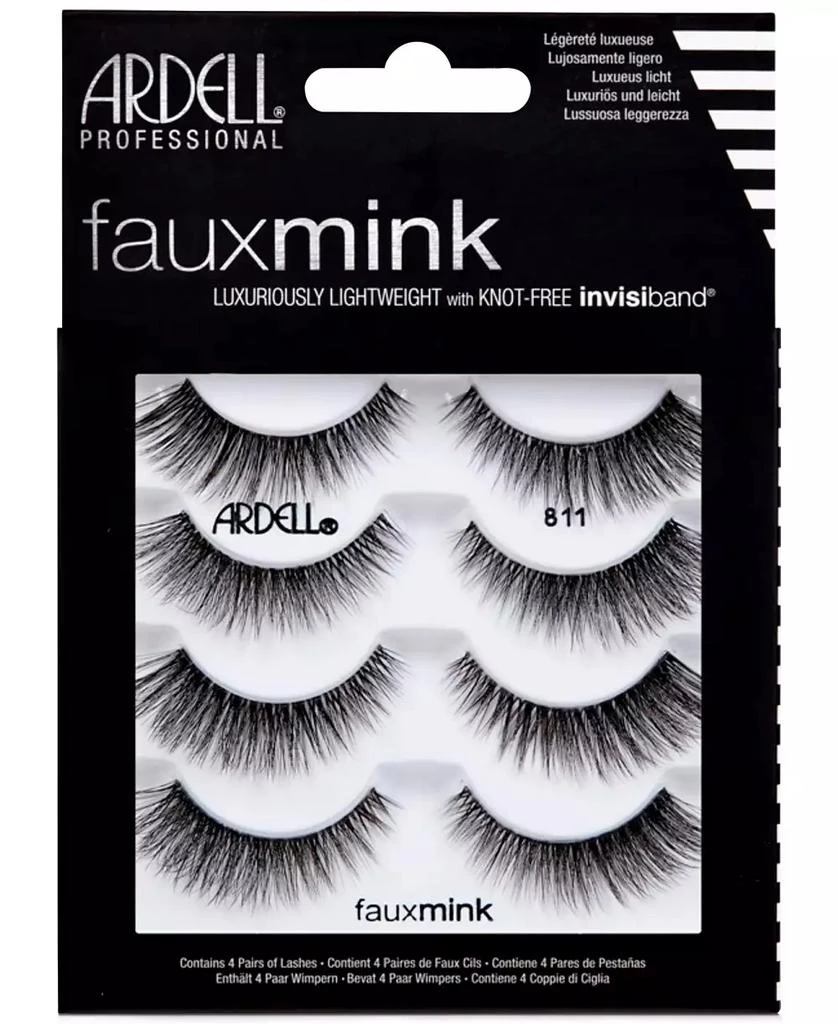 商品Ardell|Faux Mink Lashes 811 4-Pack,价格¥131,第1张图片