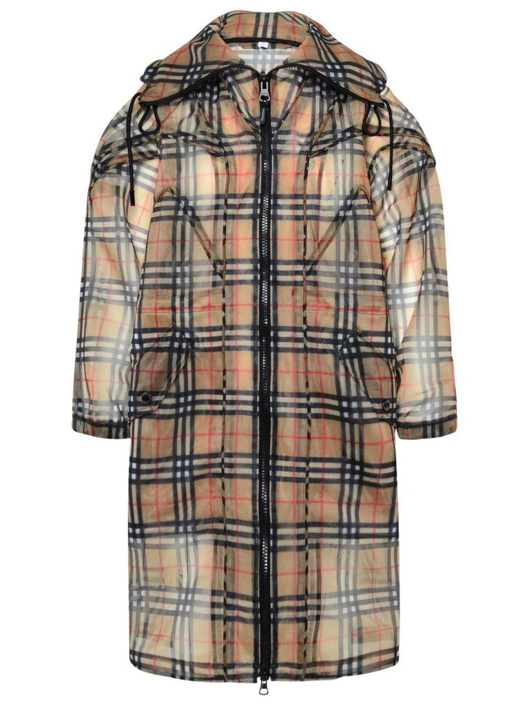 商品Burberry|Burberry Vintage Check Mesh Parka,价格¥7496,第1张图片