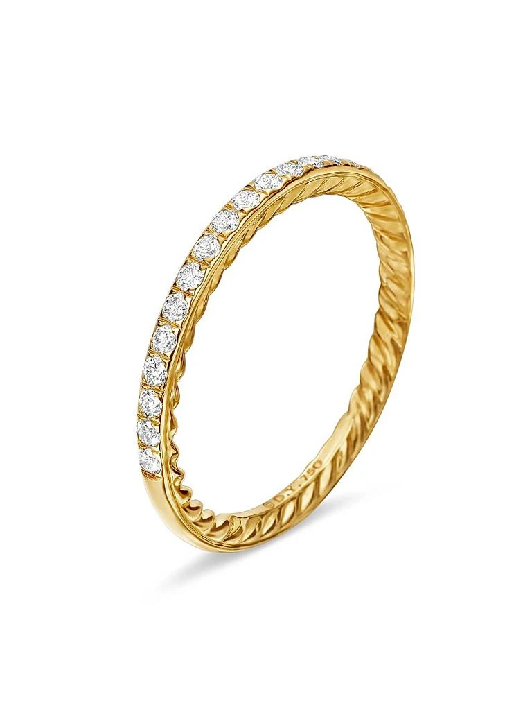 商品David Yurman|DY Eden Partway Band Ring in 18K Yellow Gold,价格¥11835,第2张图片详细描述