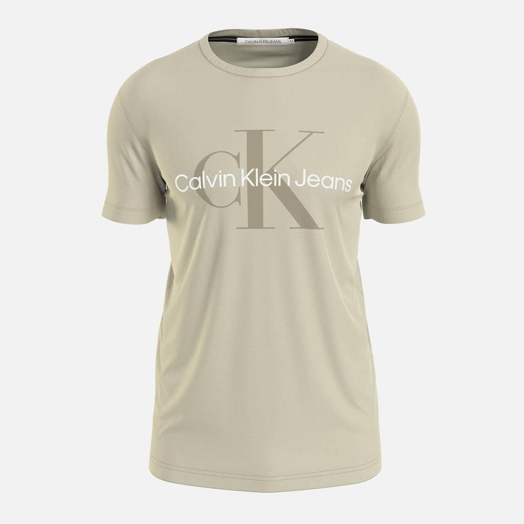 商品Calvin Klein|Calvin Klein Jeans Men's Seasonal Monogram T-Shirt - Wheat Fields,价格¥313,第1张图片
