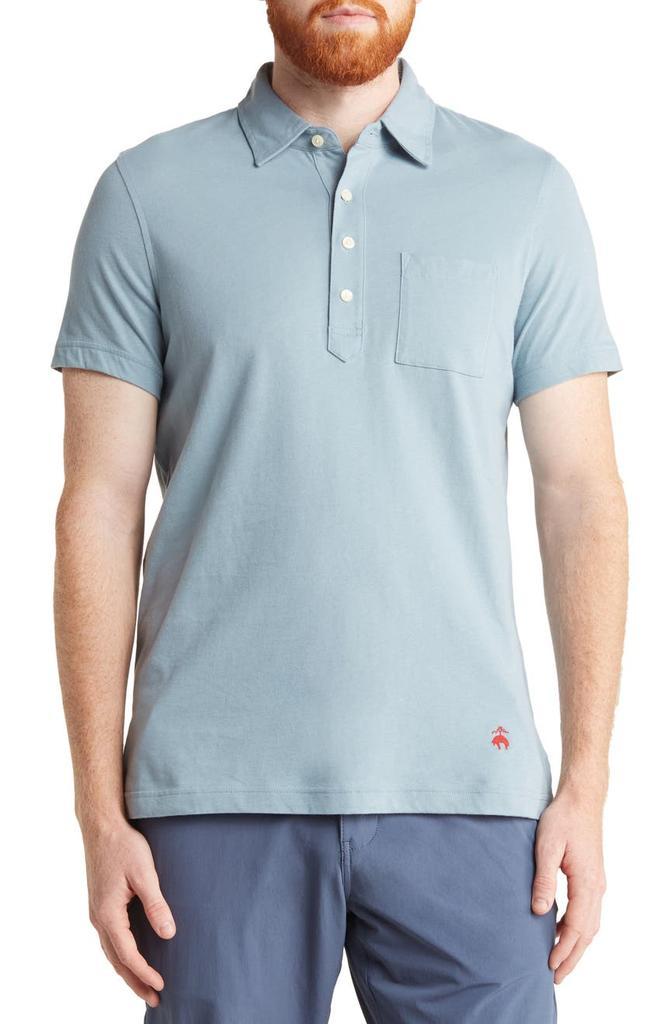 商品Brooks Brothers|Jersey Solid Pocket Polo Shirt,价格¥294,第1张图片