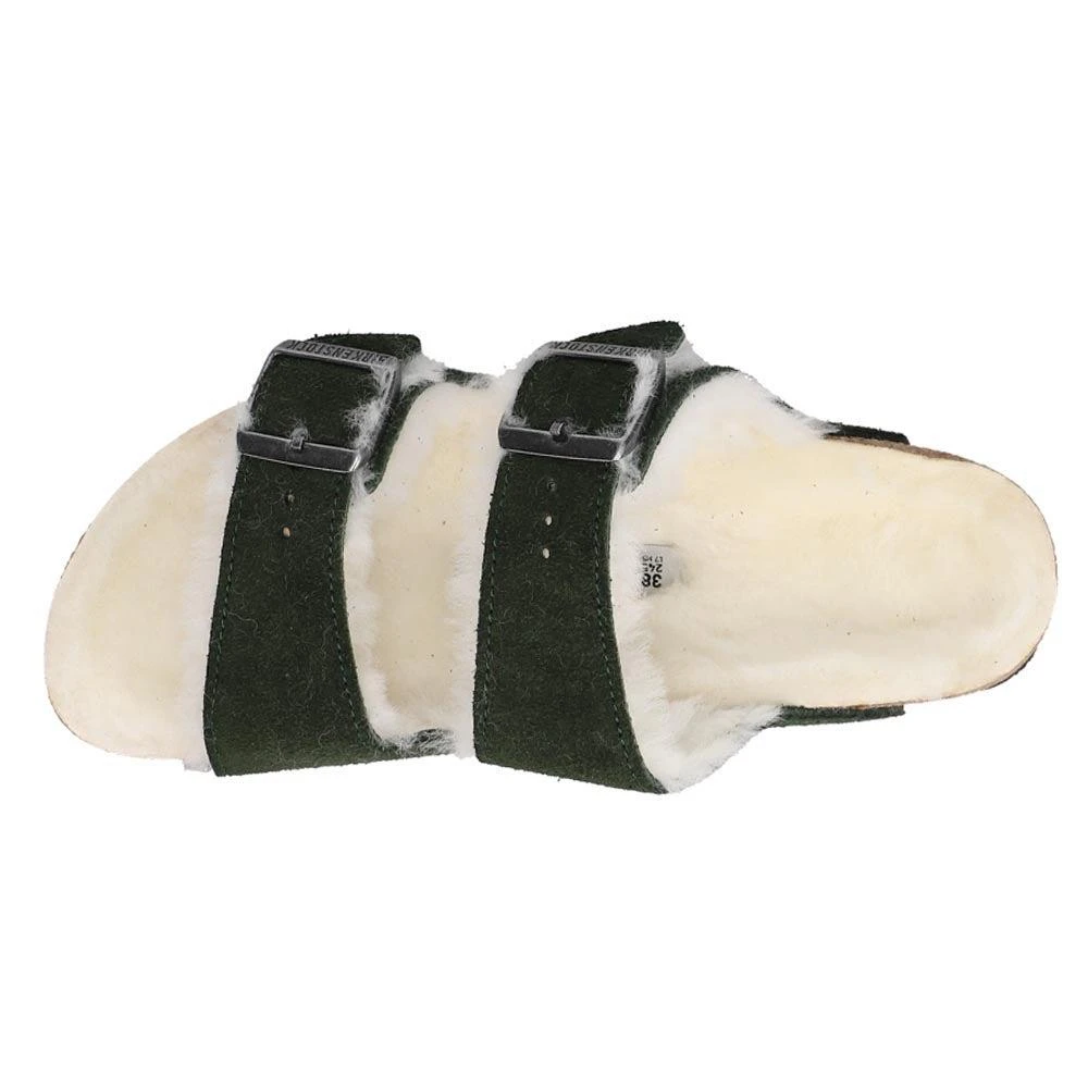 商品Birkenstock|Arizona Shearling Suede Leather Footbed Sandals,价格¥1012,第4张图片详细描述