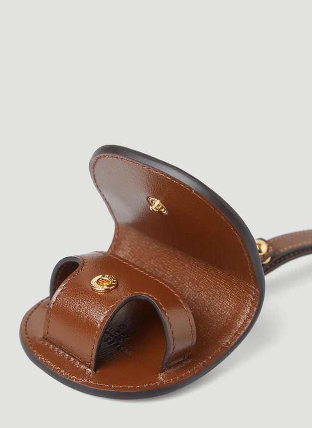 商品Gucci|Supreme Horsebit 1955 AirPods Holder in Brown,价格¥4302,第4张图片详细描述