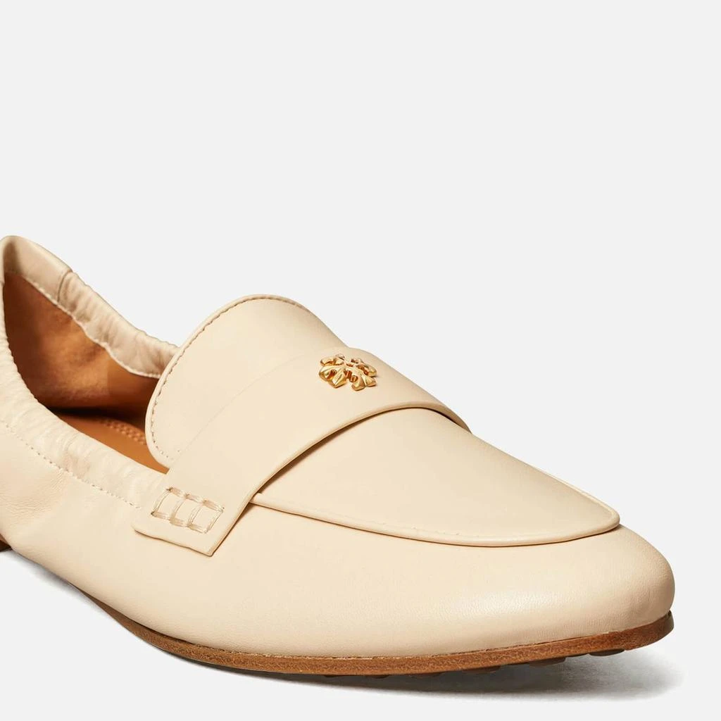 商品Tory Burch|Tory Burch Women's Ballet Leather Loafers - New Cream,价格¥1388,第4张图片详细描述