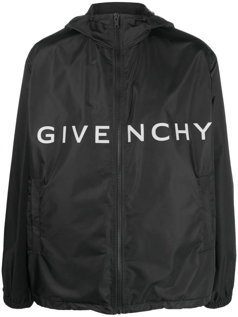 商品Givenchy|GIVENCHY - Logo Hooded Windbreaker,价格¥9138,第1张图片