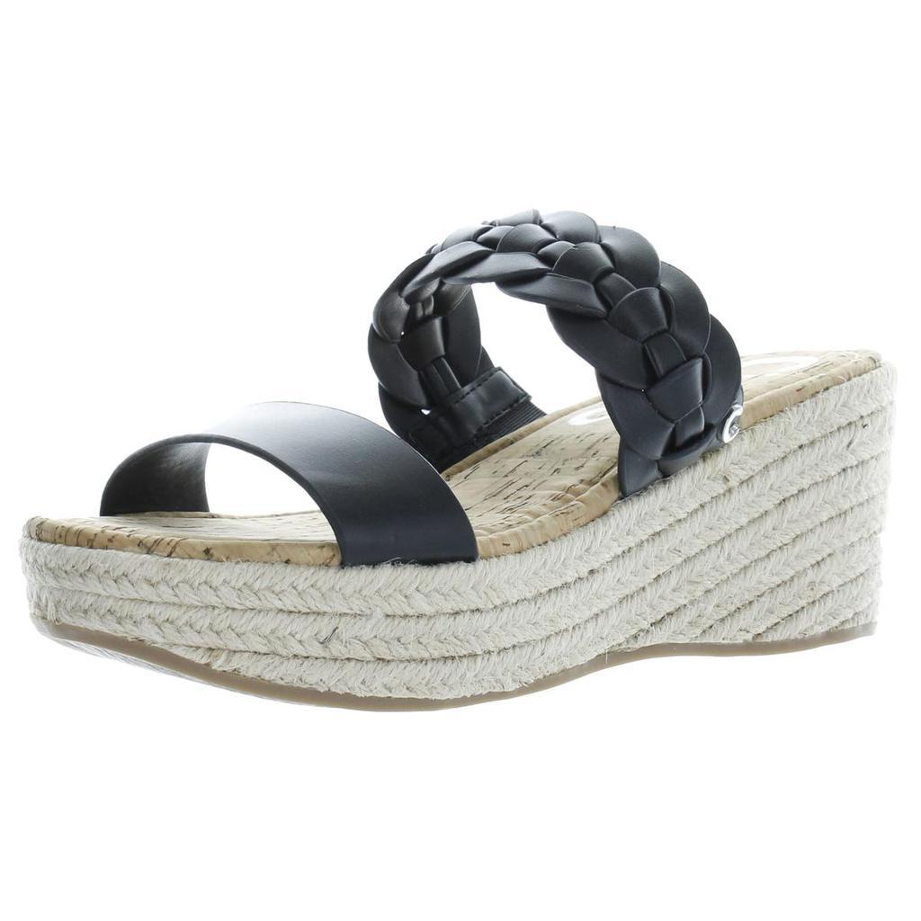 商品Sam Edelman|Circus by Sam Edelman Womens Remy Faux Leather Wedge Espadrilles,价格¥96-¥133,第4张图片详细描述