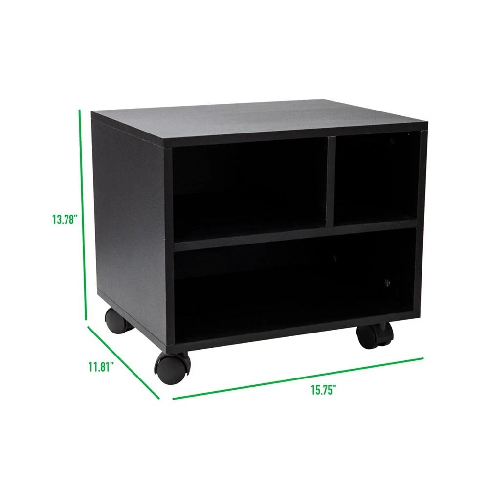 商品Mind Reader|Medium Density Fibreboard Printer Cart,价格¥625,第4张图片详细描述