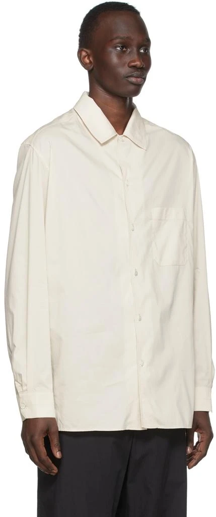 商品Lemaire|Off-White Convertible Collar Shirt,价格¥1324,第2张图片详细描述