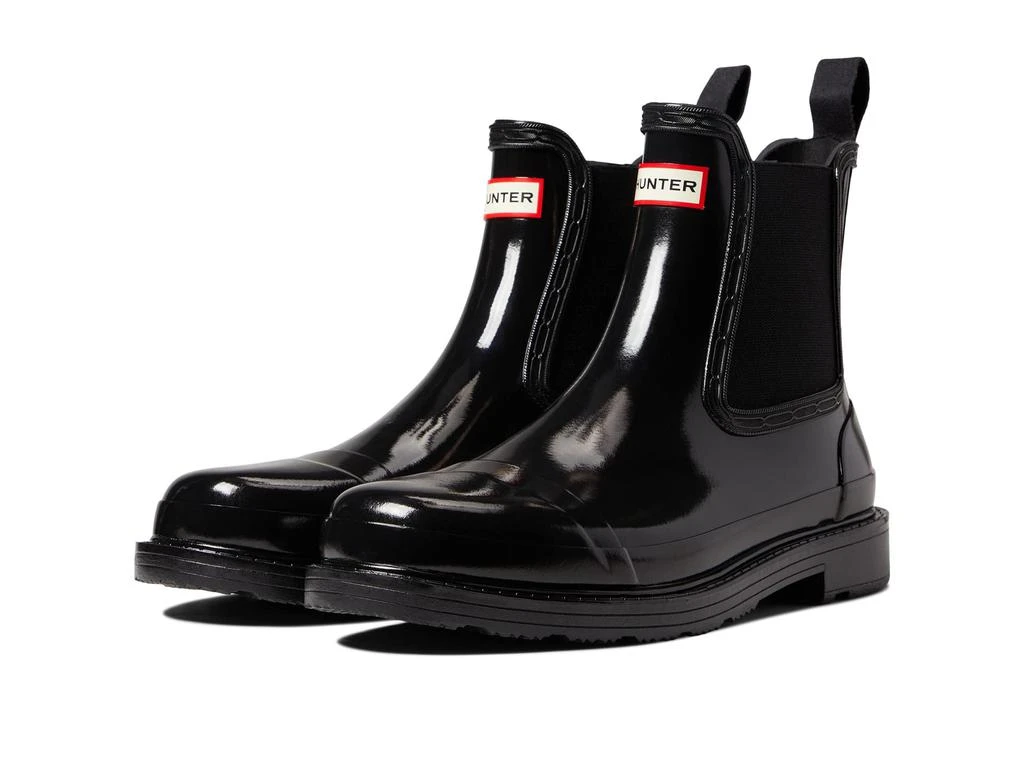 商品Hunter|Commando Chelsea Gloss Boot,价格¥931,第1张图片