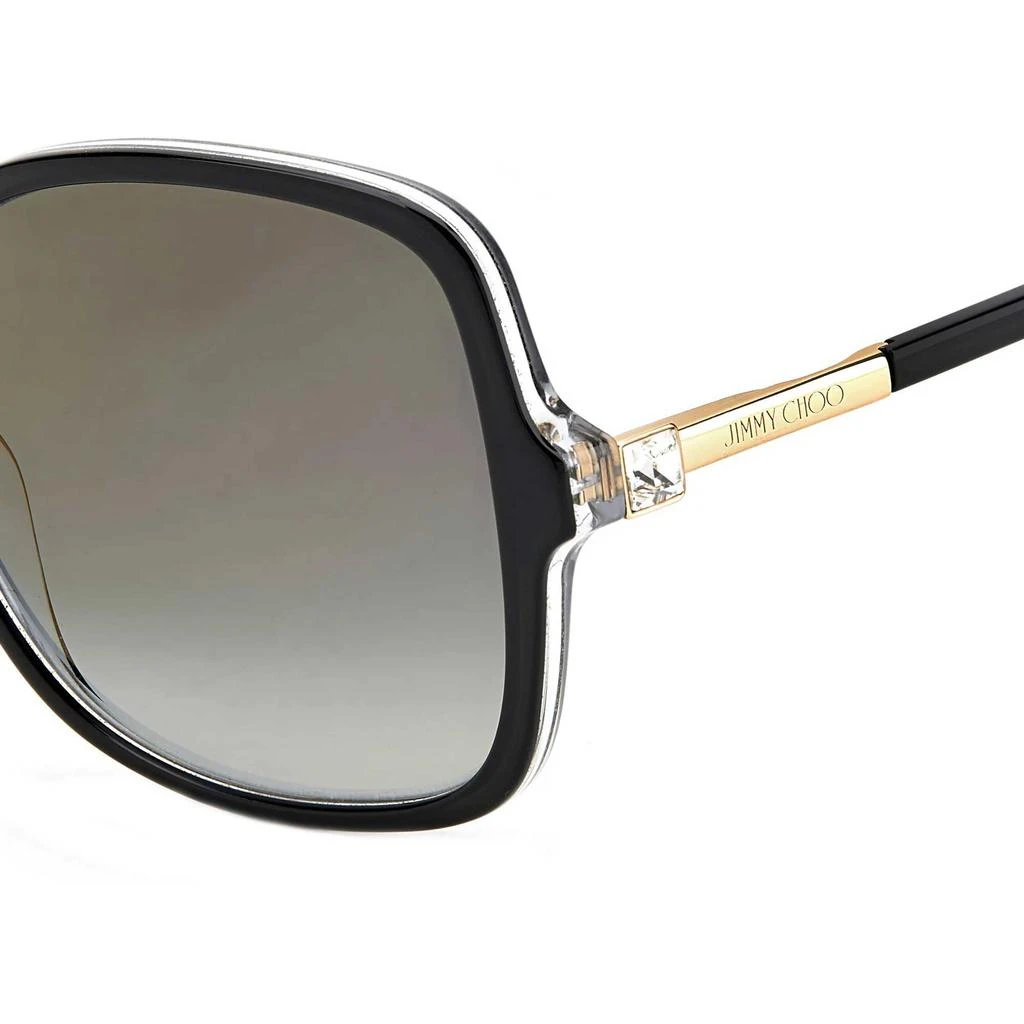商品Jimmy Choo|Jimmy Choo Women's Sunglasses - Grey Lenses Black Butterfly Frame | JUDY/S 0807 FQ,价格¥649,第3张图片详细描述