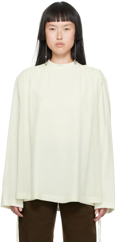 商品Lemaire|Off-White Soft Blouse,价格¥3369,第1张图片