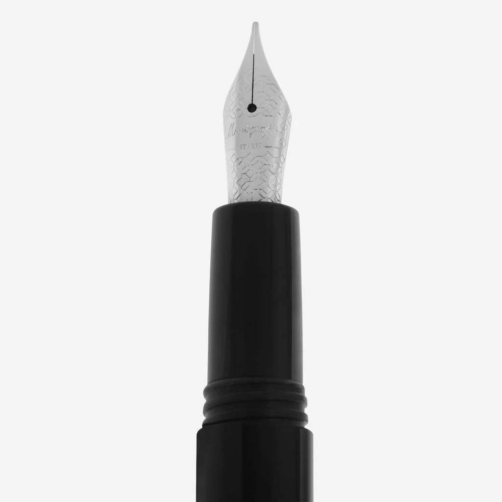 商品Montegrappa|Montegrappa Fortuna Black with Black Trim Fountain Pen (M),价格¥1466,第3张图片详细描述