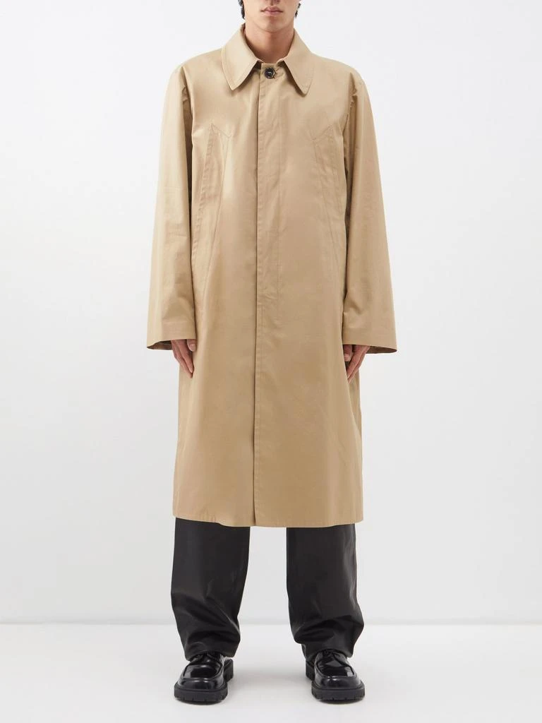 商品MM6|Oversized cotton trench coat,价格¥6204,第1张图片