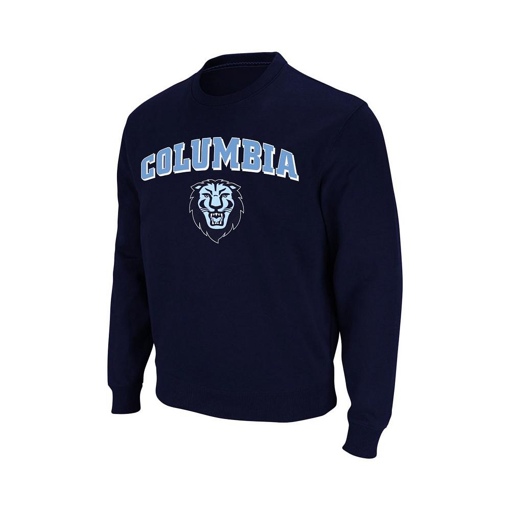 Men's Navy Columbia University Arch & Logo Sweatshirt商品第3张图片规格展示