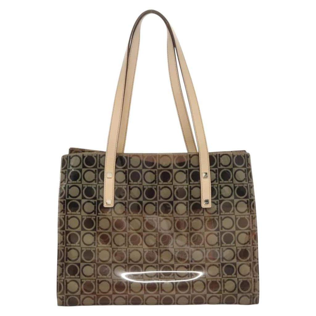 商品[二手商品] Salvatore Ferragamo|Gancini Shopping Vinyl Shoulder Bag (Pre-Owned),价格¥3138,第2张图片详细描述
