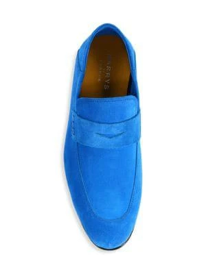 商品Harrys Of London|Edward Soft Suede Penny Loafers,价格¥1302,第5张图片详细描述