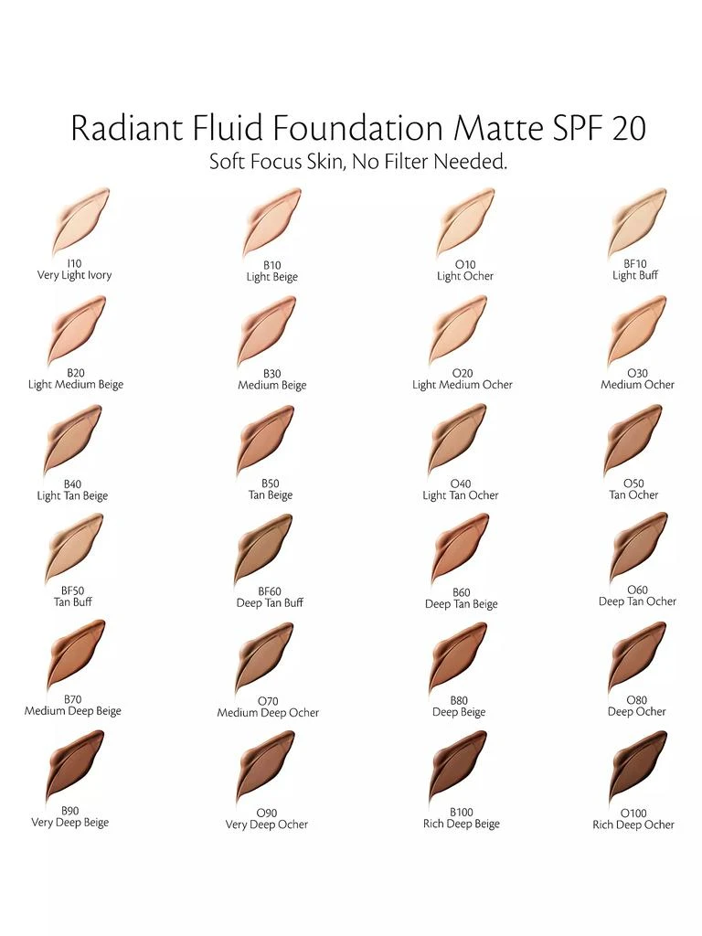 商品Cle de Peau|Radiant Fluid Foundation Matte Broad Spectrum SPF 20 Sunscreen,价格¥1037,第2张图片详细描述