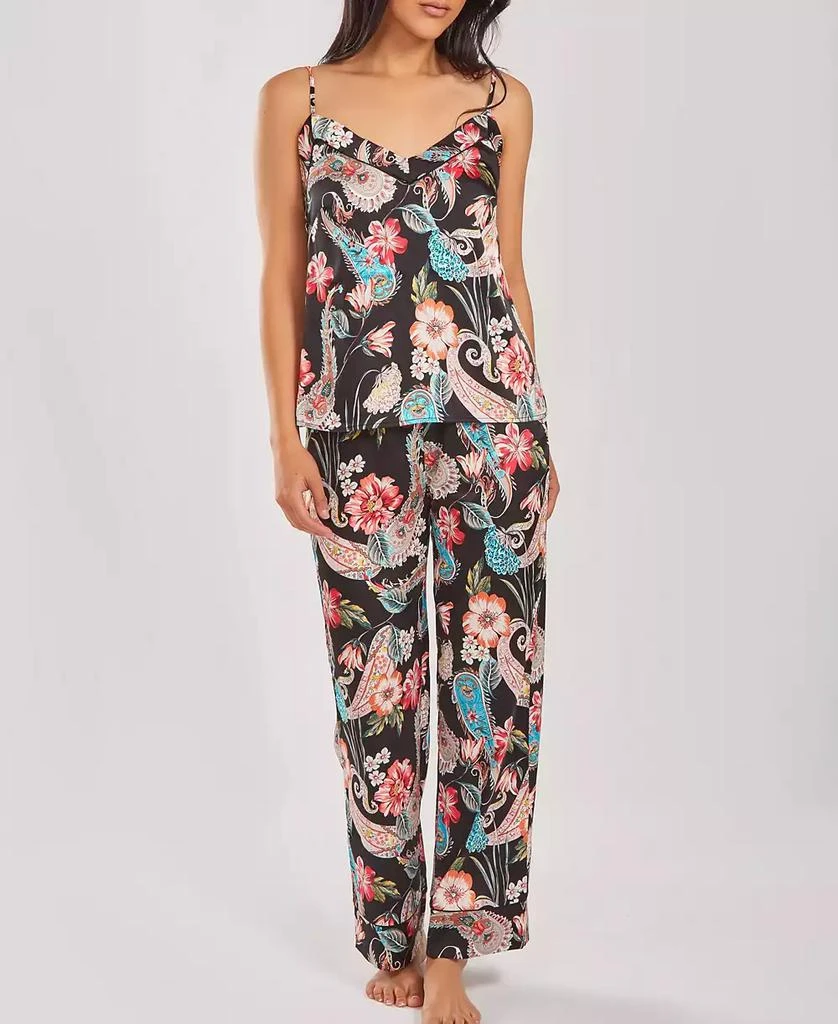 商品iCollection|Women's Silky Soft Printed Pants 2 Piece Pajama Set,价格¥463,第1张图片