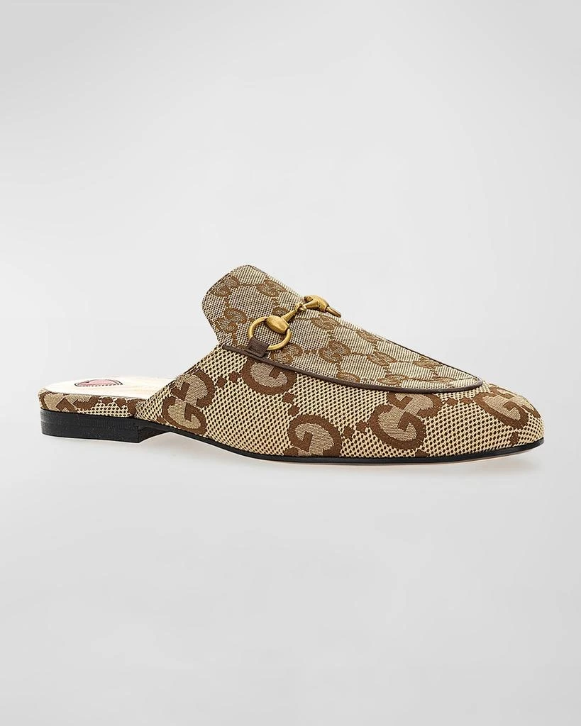 商品Gucci|Princetown GG Canvas Loafer Mules,价格¥7113,第2张图片详细描述