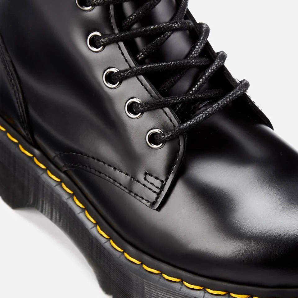 商品Dr. Martens|DR. MARTENS JADON UNISEX SMOOTH LEATHER BOOTS - BLACK,价格¥1957,第4张图片详细描述