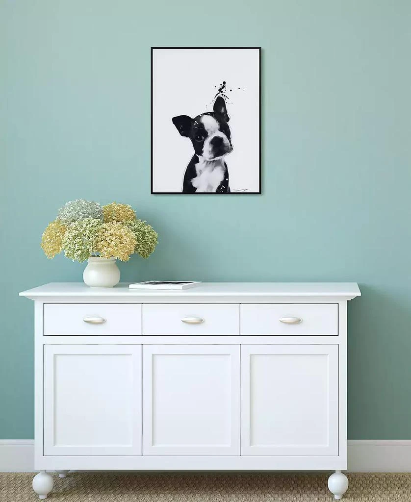商品Empire Art Direct|"Boston Terrier" Pet Paintings on Printed Glass Encased with A Black Anodized Frame, 24" x 18" x 1",价格¥935,第4张图片详细描述