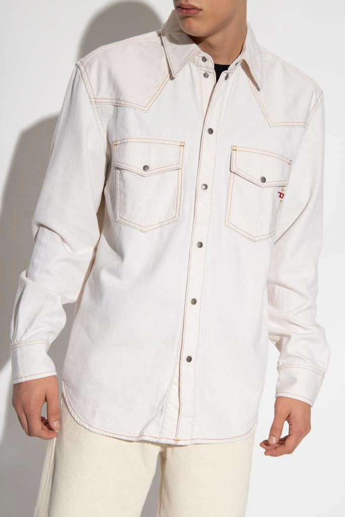 商品Diesel|Diesel D-Ocean Buttoned Long-Sleeved Shirt,价格¥668,第2张图片详细描述