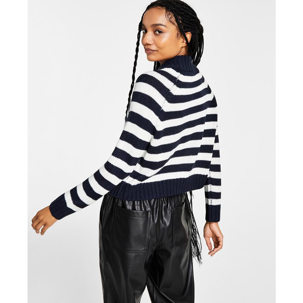 商品Tommy Jeans|Women's Mock-Neck Sweater,价格¥372,第4张图片详细描述