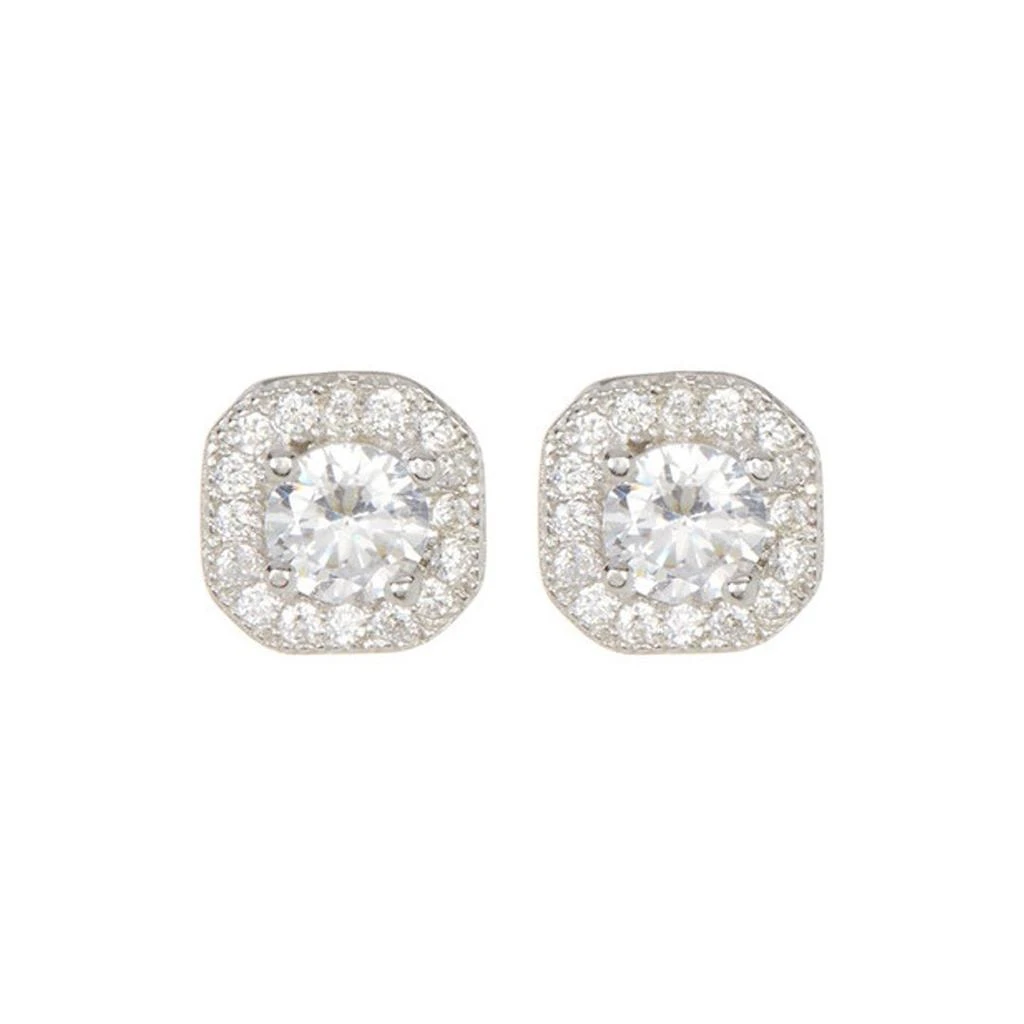 商品ADORNIA|Vintage Crystal Halo Studs silver,价格¥404,第1张图片