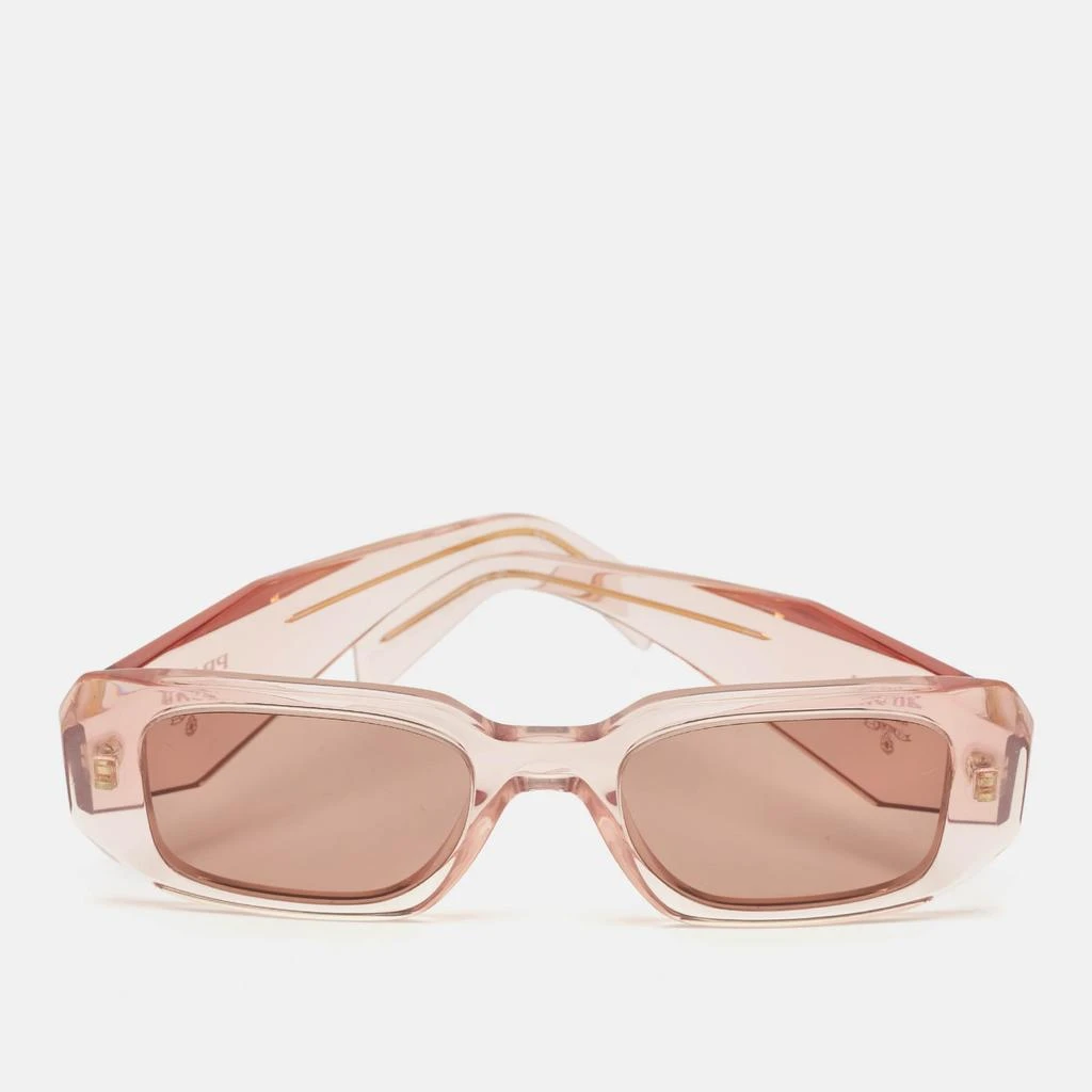 商品[二手商品] Prada|Prada Old Rose SPR 17W Symbole Rectangle Sunglasses,价格¥1352,第1张图片