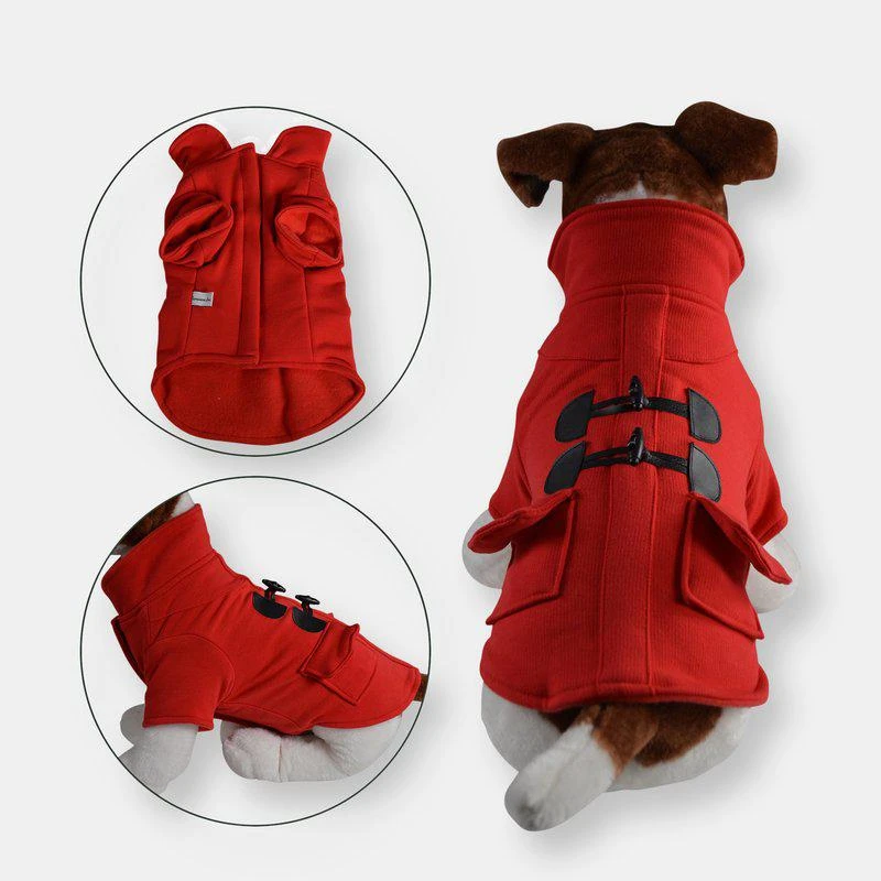 商品Primeware Inc.|Warm Stylish Duffle Dog Coat,价格¥135,第1张图片