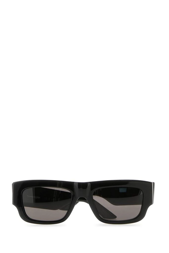 商品Alexander McQueen|Black acetate Punk Rivet sunglasses,价格¥2198,第1张图片