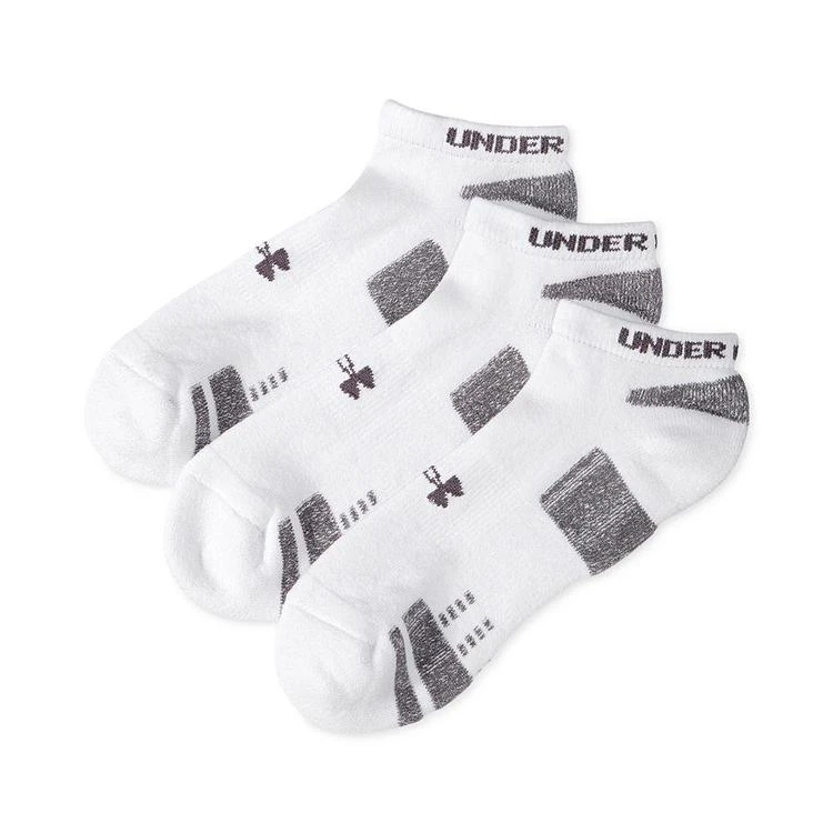 商品Under Armour|Men's HeatGear No-Show Socks 3-Pack,价格¥84,第1张图片