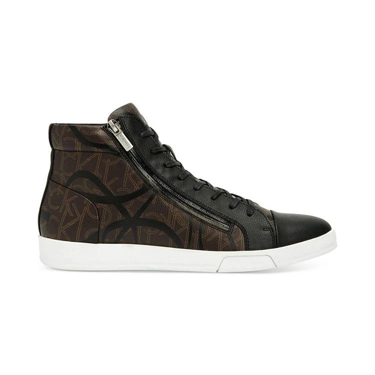 商品Calvin Klein|Men's Berke High-Top Sneakers,价格¥804,第3张图片详细描述