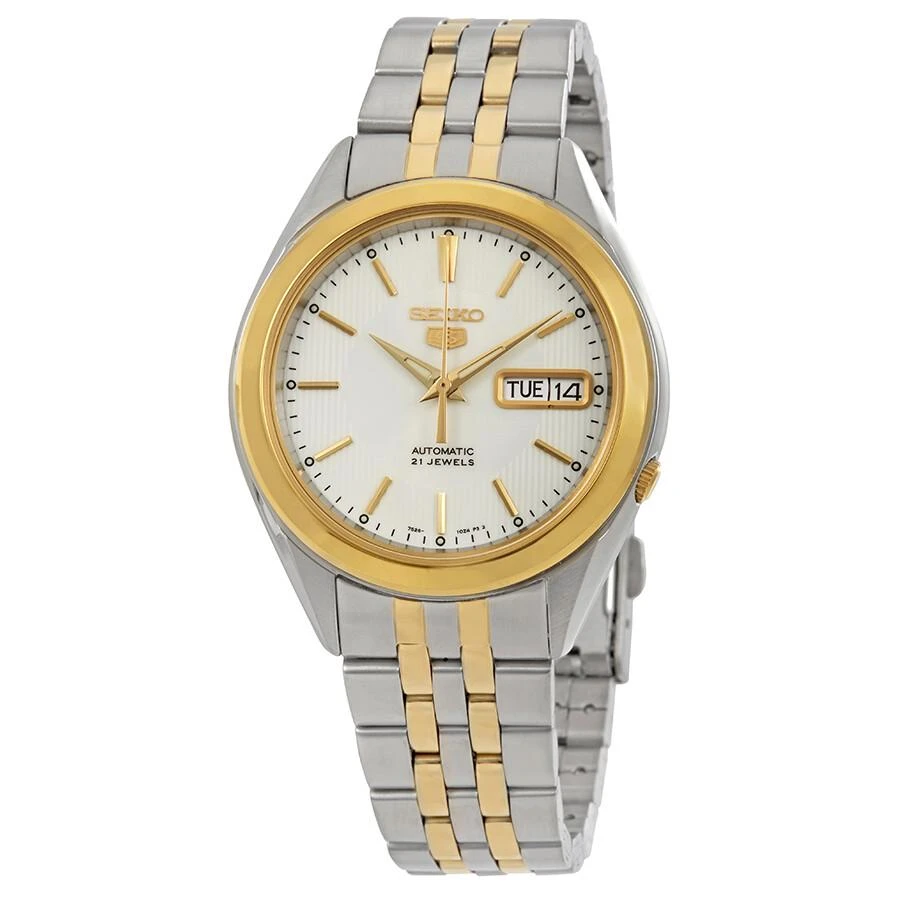 商品Seiko|Silver Dial Two-tone Men's Watch SNKL24,价格¥952,第1张图片