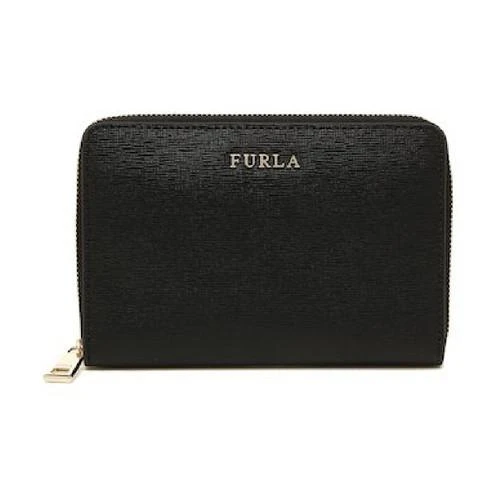 商品Furla|Furla芙拉Babylon中号环形拉链钱包(女款)-Onyx,价格¥898,第1张图片