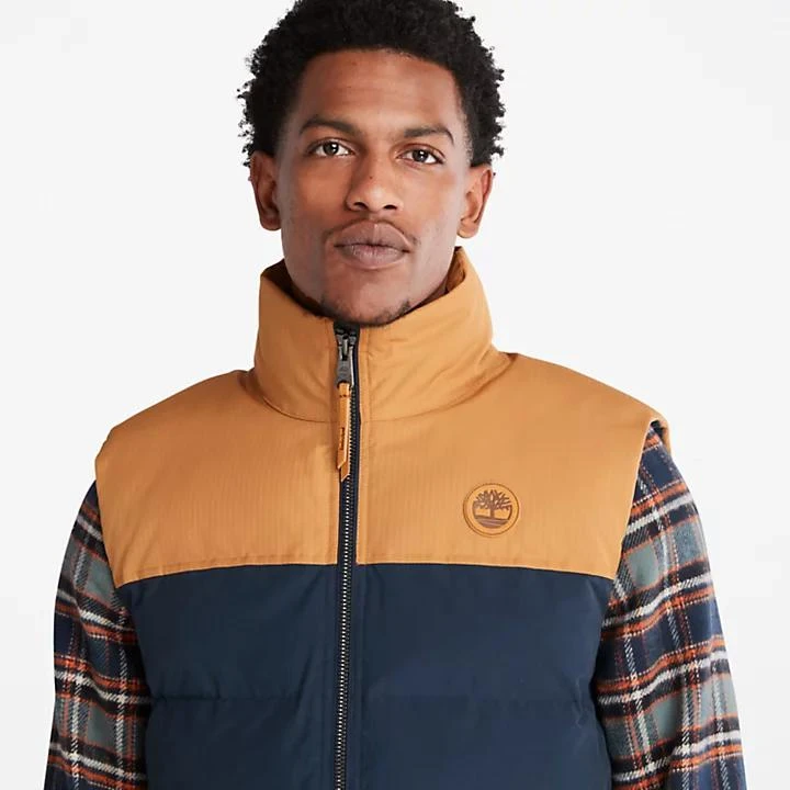 商品Timberland|Welch Mountain Puffer Vest for Men in Navy,价格¥1160,第5张图片详细描述