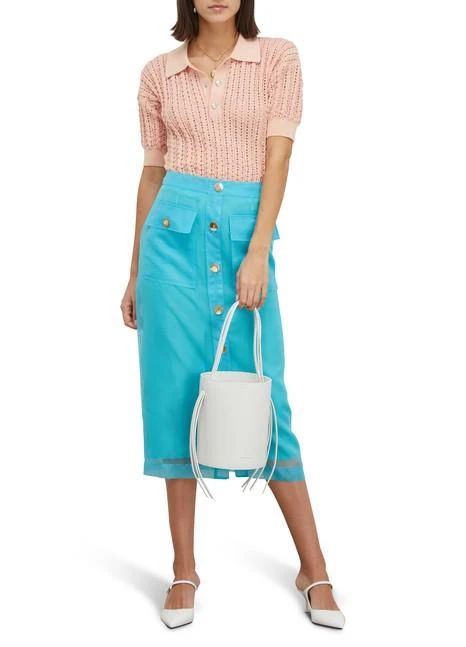 商品Mansur Gavriel|Fringed leather bucket bag,价格¥2512,第2张图片详细描述