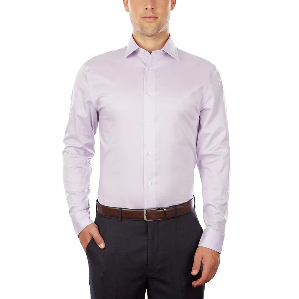 商品Tommy Hilfiger|Men's Supima Cotton Slim Fit Non-Iron Performance Stretch Dress Shirt,价格¥238,第1张图片