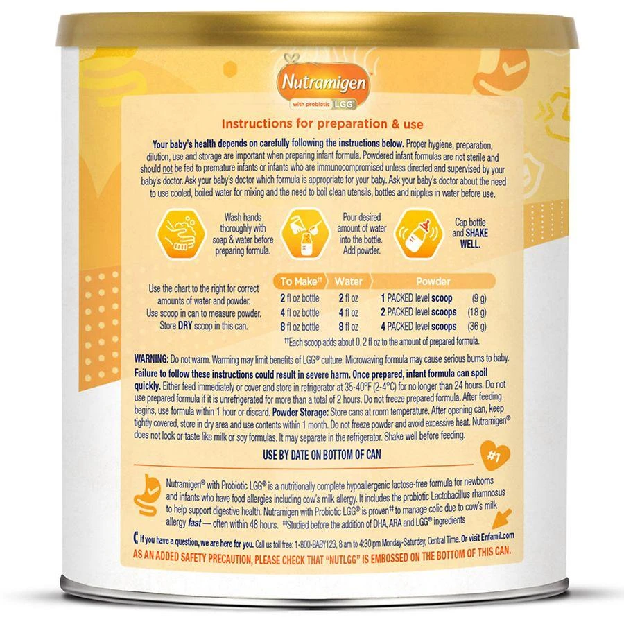Enfamil Nutramigen Lipil 安敏健乳蛋白深度水解婴幼儿特殊配方奶粉1段 357g 商品
