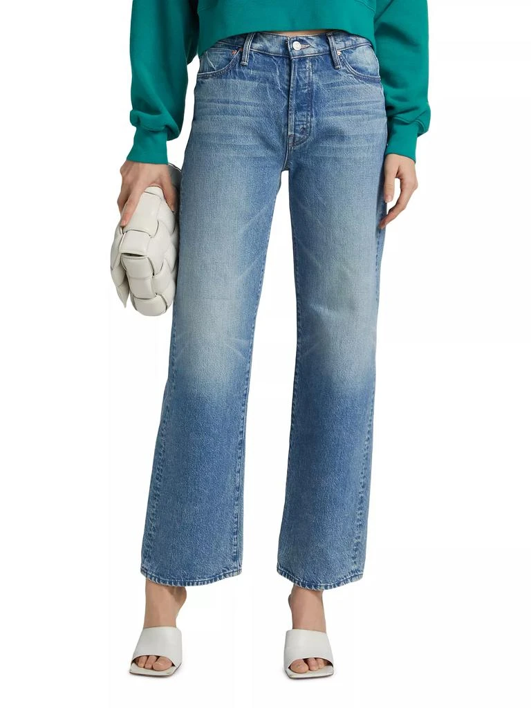 商品MOTHER|The Dodger Sneak High-Rise Wide-Leg Jeans,价格¥2093,第3张图片详细描述