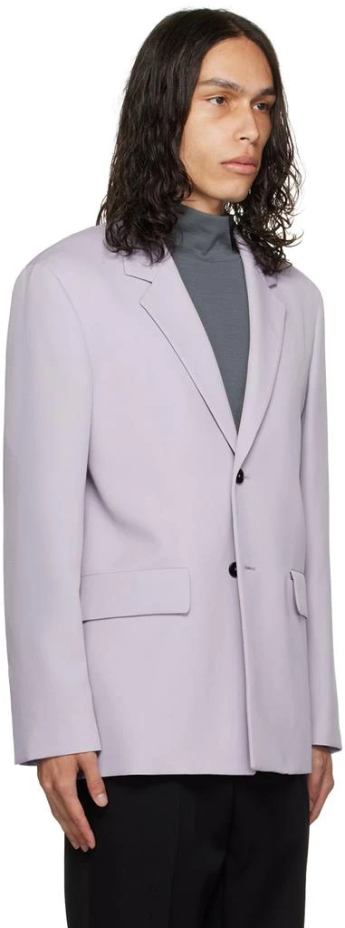 商品Jil Sander|Purple Single-Breasted Blazer,价格¥5410,第2张图片详细描述